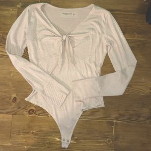 Pink Abercrombie Bodysuit